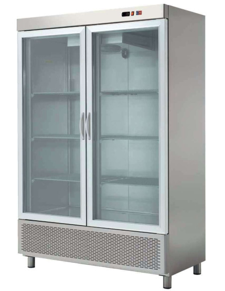 Armario Snack Refrigerado 2 Puertas de Cristal Fondo 726 de 1388 x726 x2067h mm CORDOBA ARCH-1202V