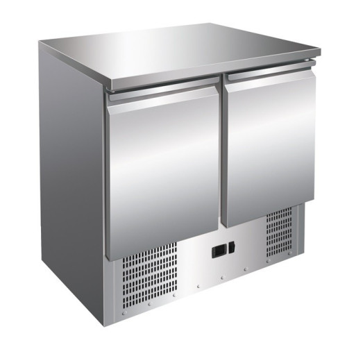 Mesa GN1/1 2 Puertas Refrigerada Compacta de 900 x700 x860h mm PEKIN S901