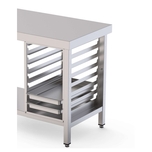 Módulo Acero Inoxidable Para 8 Bandejas 600x400 mm 658x512x597h mm WTA436659BK