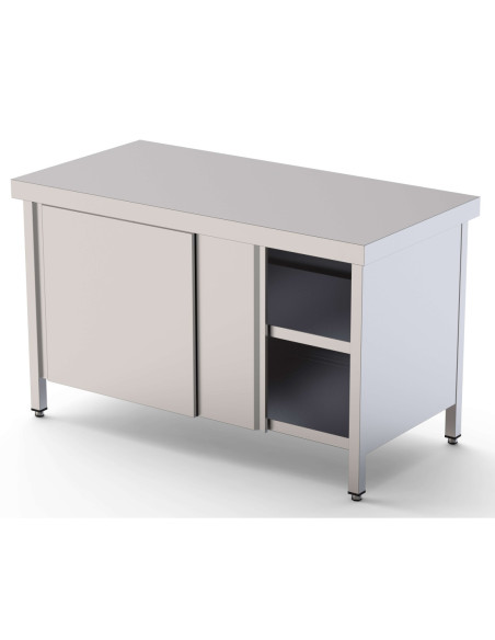 Estante Adicional Acero Inoxidable Para Mesa De Trabajo Fondo 800 Con Longitud De Mesa 1900 mm WTA801900AS