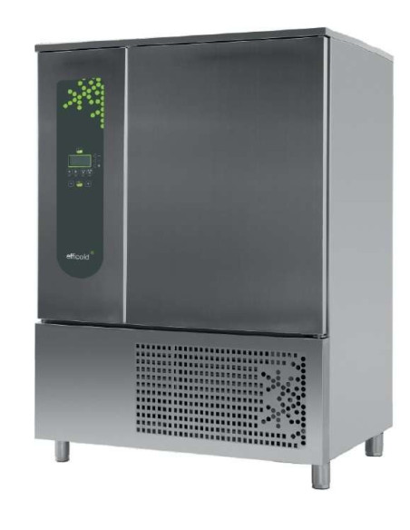 Abatidor de Temperatura Mixto 10 bandejas GN2/1 y 600x400 mm de 1270 x1090 x1800h mm CORDOBA CR-102