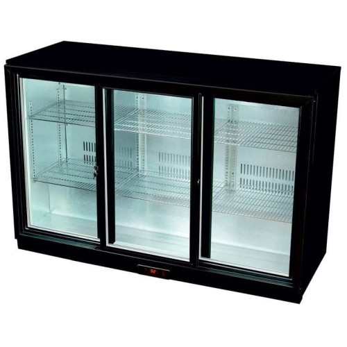 Botellero Expositor Contramostrador 3 puertas correderas de 1350 x520 x900h mm PEKIN BB-3S