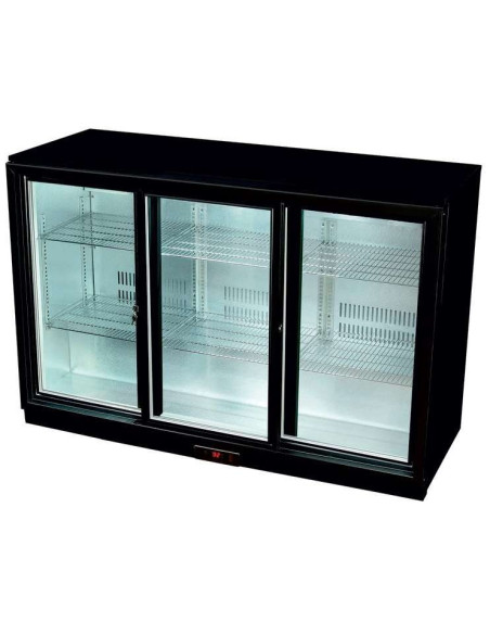 Botellero Expositor Contramostrador 3 puertas correderas de 1350 x520 x900h mm PEKIN BB-3S