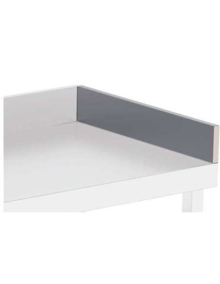 Peto Lateral Acero Inoxidable Izquierda Fondo de Mesa 700 mm ISA7000LDSS