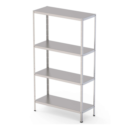 Estantería de Pie Acero Inoxidable Fondo 400 de 800x400x2000h mm FS080420S40