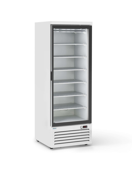 Expositor Congelación 450 Litros Lacado Plata Puerta de Cristal 700x700x2070h mm AVEIRO CVL070PVS