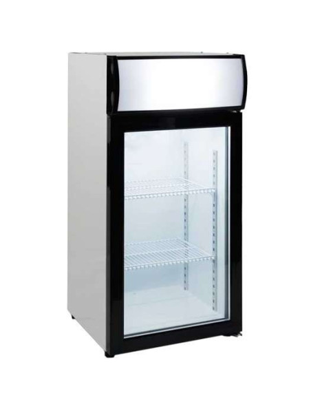 Expositor Sobremesa Congelación 80 litros 1 Puerta de 470 x460 x1000h mm PEKIN FT-80L