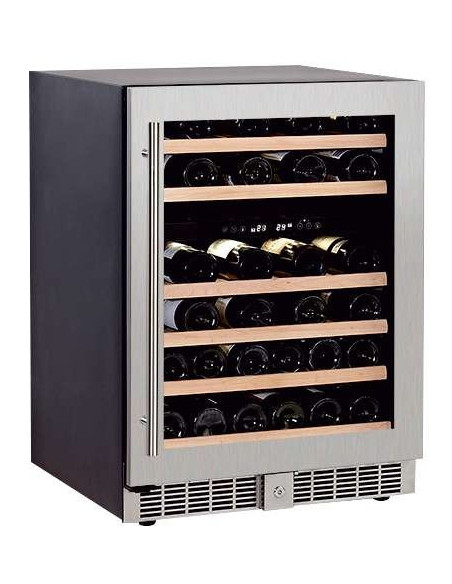 Armario Cava de Vino 2 temperaturas 50 botellas 595x580x870h mm PEKIN W-50