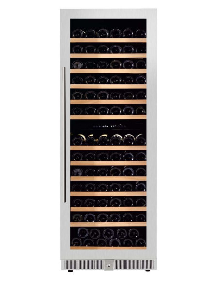 Armario Cava de Vino 2 temperaturas 140 botellas 595X700X1605h mm PEKIN W-140