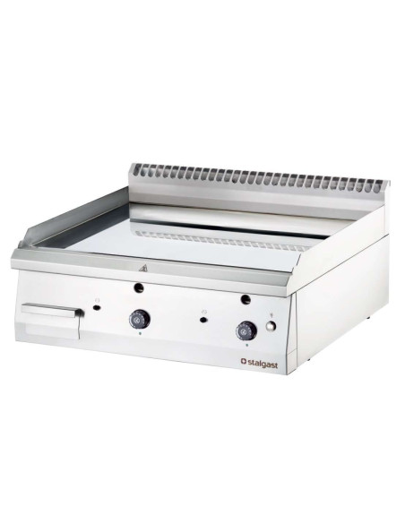 Fry top a gas Cromo Duro sobremesa placa lisa 400x700x250h mm 6,5Kw Línea Varsovia