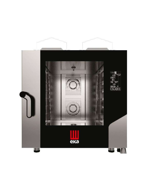 Horno a gas convección MILLENIAL BLACK MASK Pastelería/Panadería 6 bandejas 600x400 mm MKF664GBM Línea Padova
