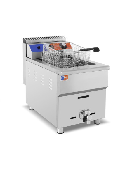 Freidora a gas Propano de 18 litros de 340x630x645h mm PEKÍN GF-181