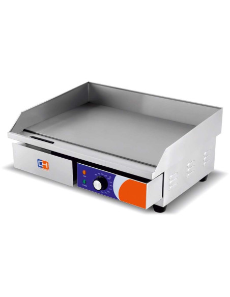 Plancha Eléctrica Acero Rectificado 8mm de 550x430x245h mm PEKIN EG-818