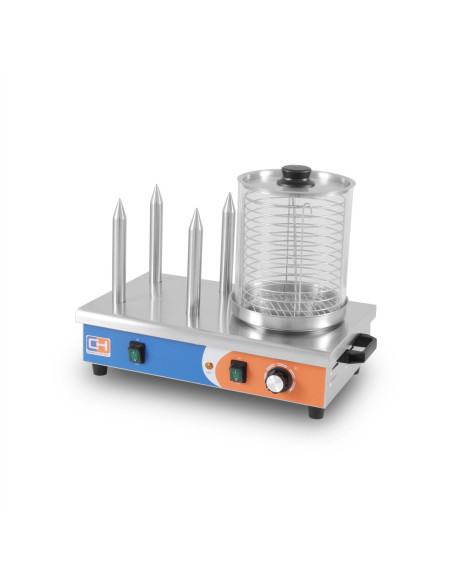 Máquina de Perritos 4 Pinchos de 540x290x410h mm PEKIN HDW-4
