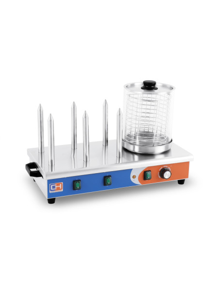 Máquina de Perritos 6 Pinchos de 660x290x410h mm PEKIN HDW-6