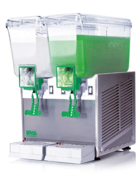 Distribuidora de Bebidas 12+12 Litros con agitador BRAS EXTRA12/2AA