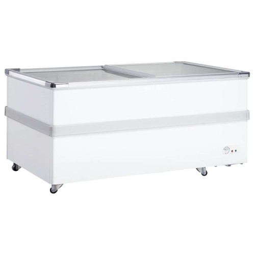 Isla de Congelación 2 Puertas de Vidrio Corredera de 2260 x945 x775h mm PEKIN FI-800