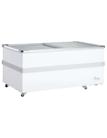 Isla de Congelación 2 Puertas de Vidrio Corredera de 2260 x945 x775h mm PEKIN FI-800