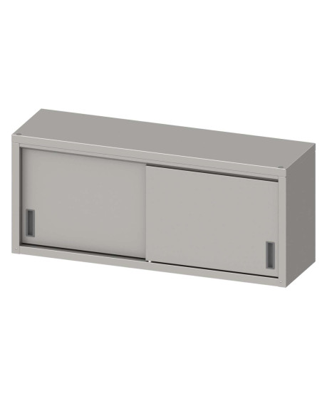 Armario de pared  acero inoxidable AISI 201 con puertas correderas 1400x400x600 mm AP144 Línea Varsovia (951724140)