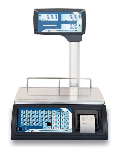 Balanza Comercial 30Kg con Impresora 1 Vendedor RTI30 BAXTRAN (260471)