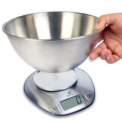 Balanza Cocina 5Kg con Plato de Uso Interno STEEL KS BAXTRAN (261028)