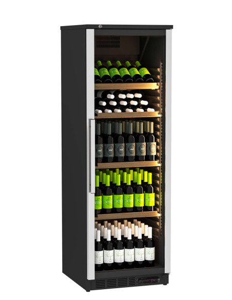 Armario Cava de Vino 72  botellas con 4 ESTANTES DE MADERA(3 Rectos y 1 Superior inclinado)  620X655X1850h mm WR300 Lín