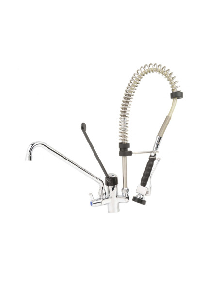 Grifo de Ducha 2 Aguas 1 Orificio con Monomando de Palanca larga 021031