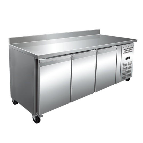 Mesa Refrigerada Snack Acero Inoxidable 3 Puertas 1795x600x960h mm PEKIN SNACK3200TN
