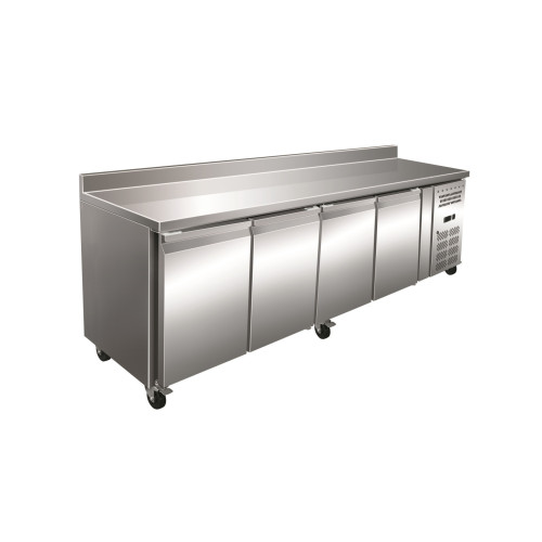 Mesa Refrigerada GN1/1 Acero Inoxidable 4 Puertas 2230x700x960h mm PEKIN GN4200TN
