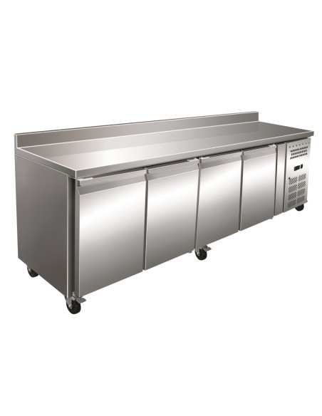 Mesa Refrigerada GN1/1 Acero Inoxidable 4 Puertas 2230x700x960h mm PEKIN GN4200TN