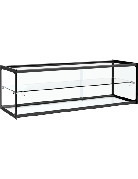 Vitrina Neutra Expositora 2 pisos sin base 920x330x315h mm Línea Pekín XCZ-71L