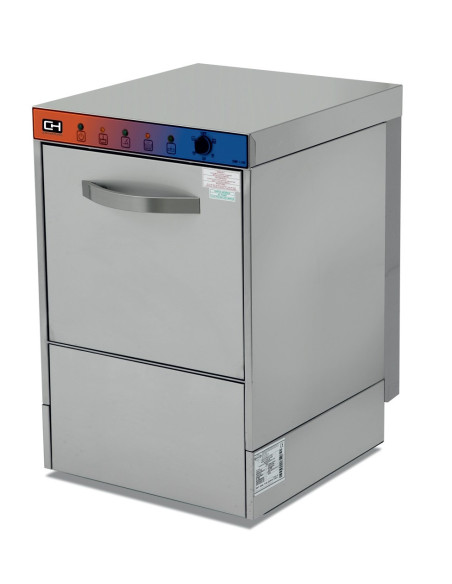 Lavavajillas Industrial con Bomba abrillantador Cesta de 40x40cm ESTAMBUL CH400ECO-N