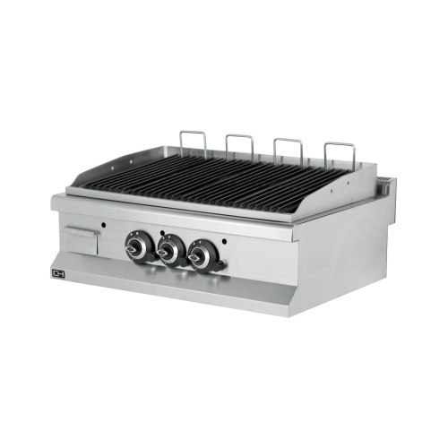 Barbacoa a gas piedra volcánica sobremesa 19,5 kW 900x635x285h mm EMP6LG030 Línea 600 Estambul