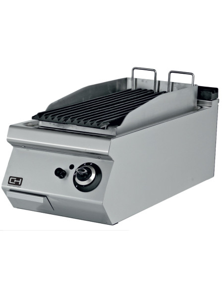 Barbacoa a Gas Piedra Volcánica Sobremesa 10,30 kW 400x900x300h mm EMPPLS9LG010 Línea 900 Estambul