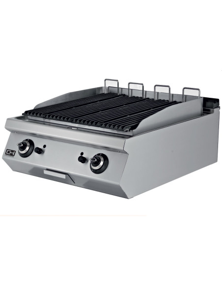 Barbacoa a Gas Piedra Volcánica Sobremesa 20,60 kW 800x900x300h mm EMPPLS9LG020 Línea 900 Estambul