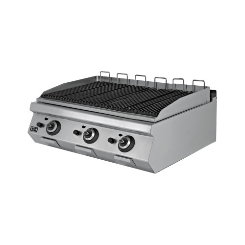 Barbacoa a Gas Piedra Volcánica Sobremesa 30,90 kW 1200x900x300h mm EMPPLS9LG030 Línea 900 Estambul