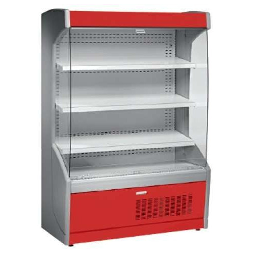 Mural Refrigerado Expositor 4 Estantes Fondo 700 de 1530 x700 x1998h mm AVEIRO MPL150-R color rojo