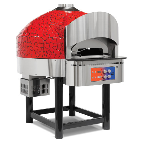 Horno de Pizza a Gas con Base de Piedra Fija 9 pizzas de Diámetro 300 mm EMPSPO03 Línea Estambul