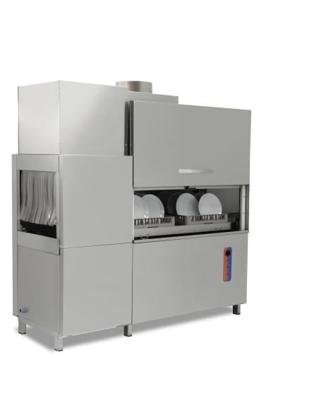 Túnel de lavado cesta 50x50 cm PRELAVADO + LAVADO + SECADO 125/200 cestas/hora Línea Estambul EMP3000SAGR (Entrada Ces