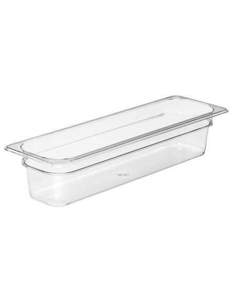 Recipiente GN 1/2 largo 5 L - 16,2 x 53 x 10 cm - Transparente - Venta 1 unidad.