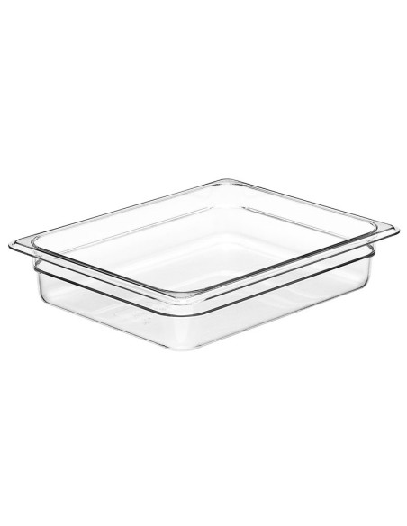Recipiente GN 1/2 3,9 L - 26,5 x 32,5 x 6,5 cm - Transparente - Venta 1 unidad.