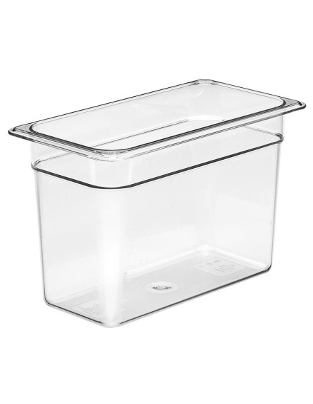 Recipiente GN 1/3 6,9 L - 17,6 x 32,5 x 20 cm - Transparente - Venta 1 unidad.