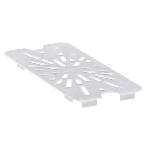Fondo para drenaje GN 1/3 - 17,6 x 32,5 cm (No incluye cubeta) - Blanco translúcido - Venta 1 unidad.