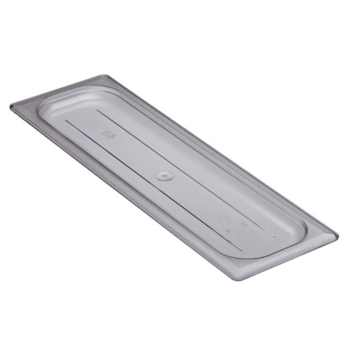 Tapa plana GN 1/2 largo - 16,2 x 53 cm - Transparente - Venta 1 unidad.