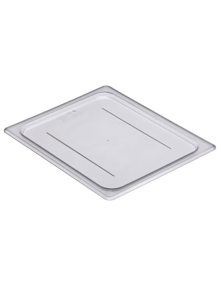 Tapa plana GN 1/2 - 26,5 x 32,5 cm - (No incluye cubeta) - Transparente - Venta 1 unidad.