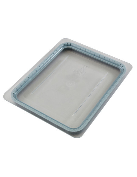 Tapa hermética GN 1/2 - 26,5 x 32,5 cm - (No incluye cubeta) - Transparente - Venta 1 unidad.