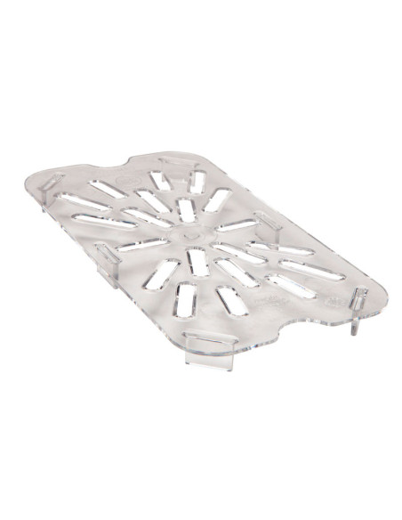 Tapa plana GN 1/4 - 16,2 x 26,5 cm - Transparente - Venta 1 unidad.