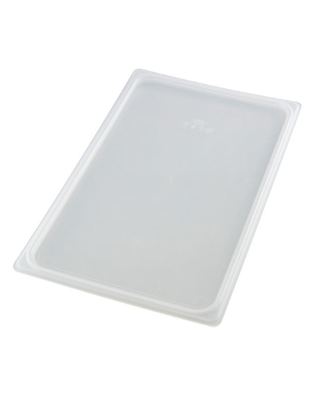 Tapa hermética GN 1/1 - 32,5 x 53 cm - (No incluye cubeta) - Blanco translúcido - Venta 1 unidad.