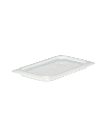 Tapa hermética GN 1/4 - 16,2 x 26,5 cm - (No incluye cubeta) Blanco translúcido - Venta 1 unidad.