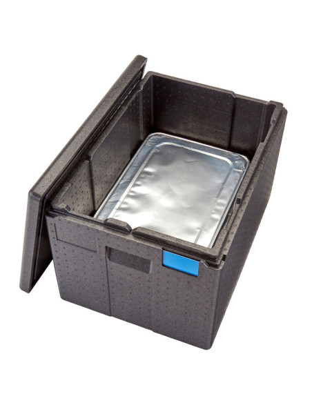 Contenedor isotérmico multifunción de carga superior con largo, ancho y alto extra 64,5 L